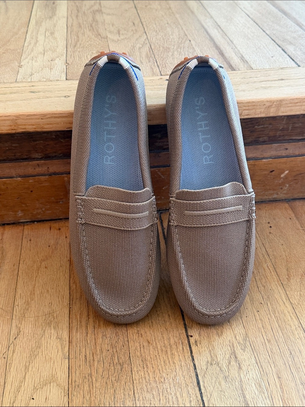 Rothy's Women’s Brown Knit Penny Loafers